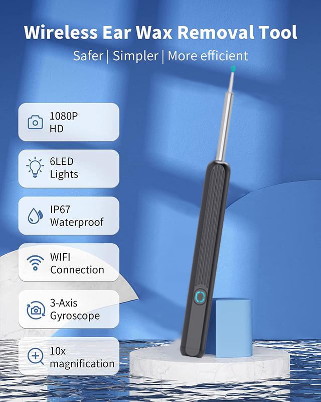 (🔥Last Day Promotion- SAVE 48% OFF🔥)1080P Ear Wax Removal Camera